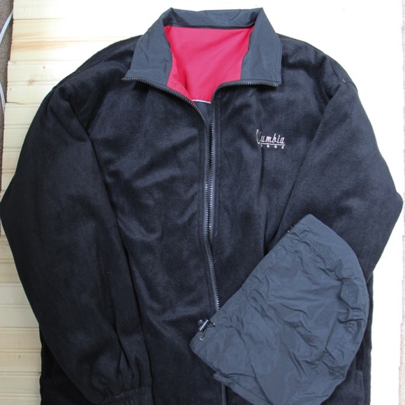 Winter Jacket Black and White Reversible With Hood NWOT - Picture 5 of 6